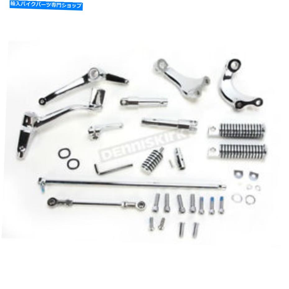 クロームパーツ V因子クロムフォワードコントロールキットW / OリングライドPEG - 45907 V-Factor Chrome Forward Control Kit w/O-Ring Ride Pegs - 45907【並行輸入品】