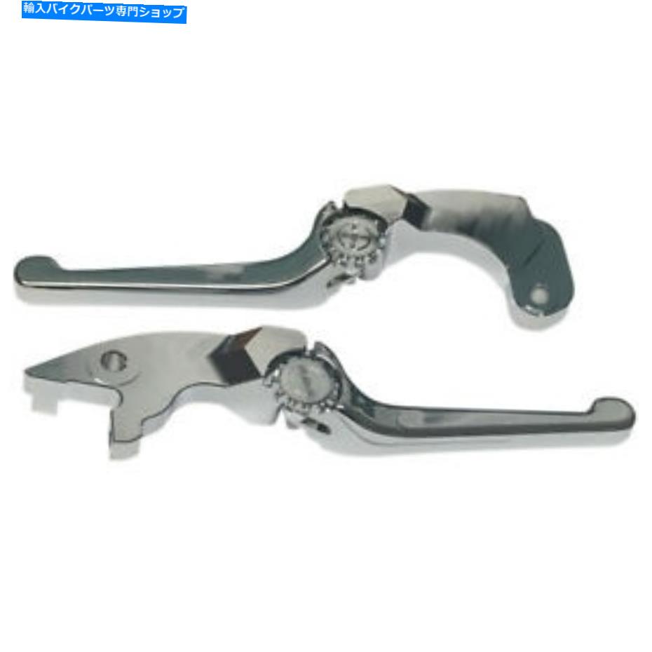 クロームパーツ PowerStands Racing Chrome Anthem Lever Set | 17-00650-20 Powerstands Racing Chrome Anthem Lever Set for Indian | 17-00650-20【並行輸入品】 55,094円