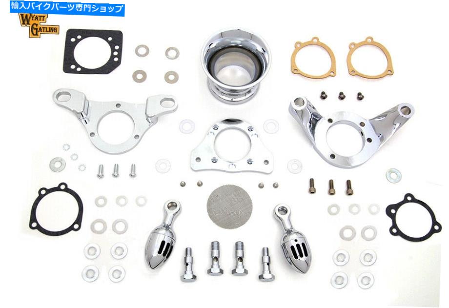 クロームパーツ Chrome Wyatt Gatling VelocityスタックアセンブリFITS Harley-Davidson Chrome Wyatt Gatling Velocity Stack Assembly fits Harley-Davidson【並行輸入品】｜Us Custom Parts Shop USDM