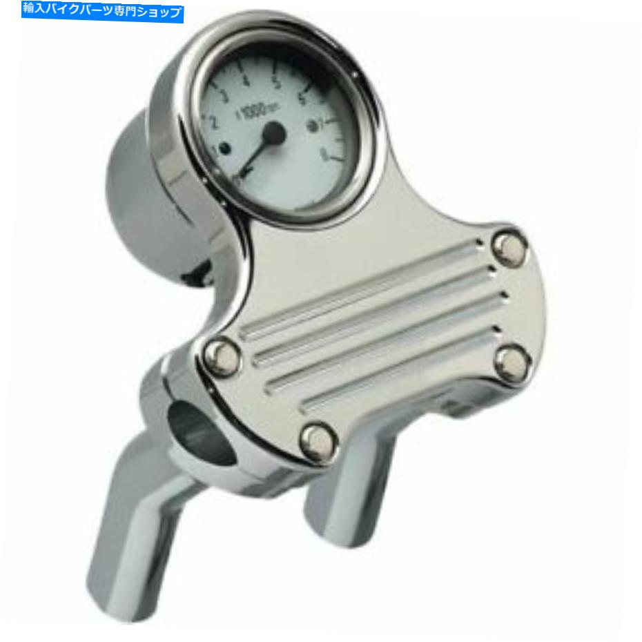 クロームパーツ ホワイトフェイスPRO-1クロームビレットタッキキット WHITE FACE PRO-1 CHROME BILLET TACH KIT【並行輸入品】