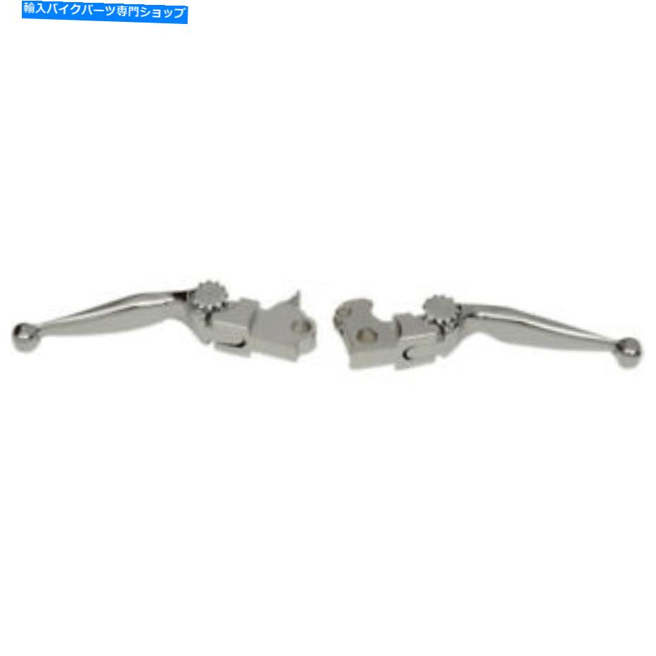 クロームパーツ PowerStands Racing Chrome Journeing Lever Set Harley Davidson 12-00615-20 Powerstands Racing Chrome Journey Lever Set for Harley Davidson | 12-00615-20【並行輸入品】