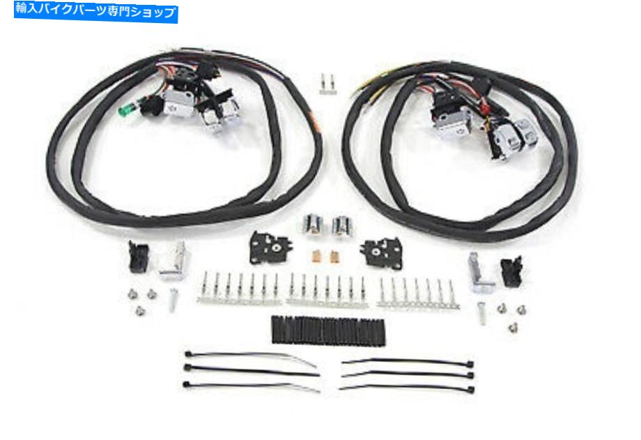 クロームパーツ ハンドルバースイッチキットクロム60ワイヤーフィットハーレーダビッドソン Handlebar Switch Kit Chrome with 60 Wires fits Harley-Davidson【並行輸入品】