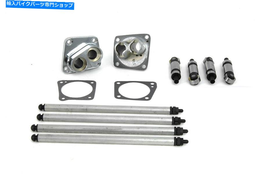 クロームパーツ FL 1953-1965ハーレーダビッドソンのオートバイのためのSifton Tappet Block Kit Chrome Sifton Tappet Block Kit Chrome for FL 1953-1965 Harley Davidson motorcycles【並行輸入品】