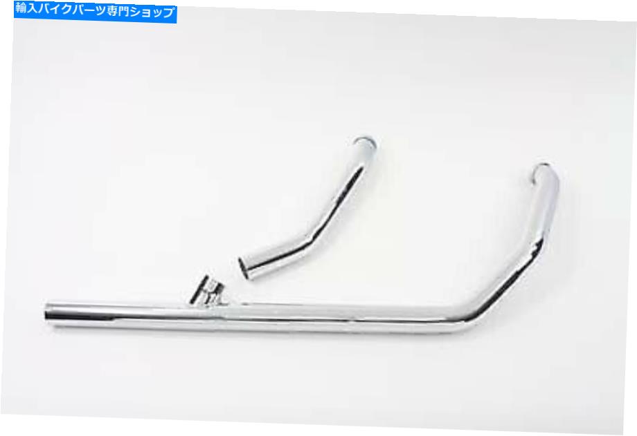 クロームパーツ 2中に1つの排??気管ヘッダークロムフィットハーレー - ダビッドソン 2 into 1 Exhaust Pipe Header Chrome fits Harley-Davidson【並行輸入品】|Us Custom Parts Shop USDM