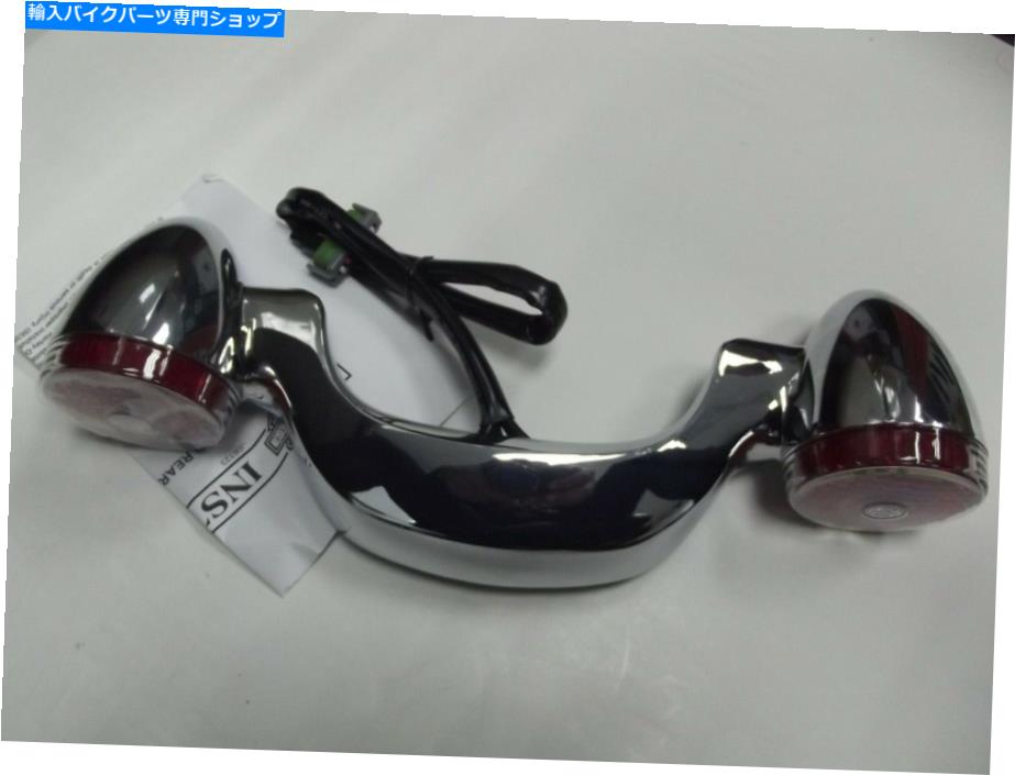 クロームパーツ ハーレーダビッドソンLED BULLETターンシグナルリアレッドクローム67800491 Harley Davidson LED Bullet Turn Signal Rear Red Chrome 67800491【並行輸入品】