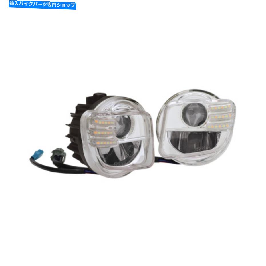 クロームパーツ Show Chrome 52-915A Tridium LEDフォグライトキットは2001-10 Honda GL1800モデル SHOW CHROME 52-915A Tridium LED Fog Lights Kit for 2001-10 Honda GL1800 models【並行輸入品】