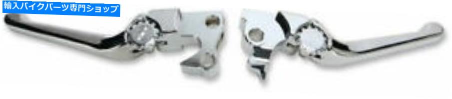 クロームパーツ PowerStands Racing PSR Anthem調整可能なレバーセット（Chrome）12-00655-20 Powerstands Racing PSR Anthem Adjustable Lever Set (Chrome) 12-00655-20【並行輸入品】