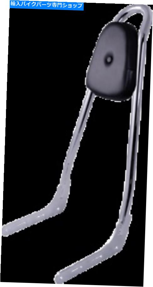クロームパーツ MotherwellからのパッドクロームワンピースのSissyバー付きの真新しい Brand New With Pad Chrome One-Piece Sissy Bar from Motherwell【並行輸入品】