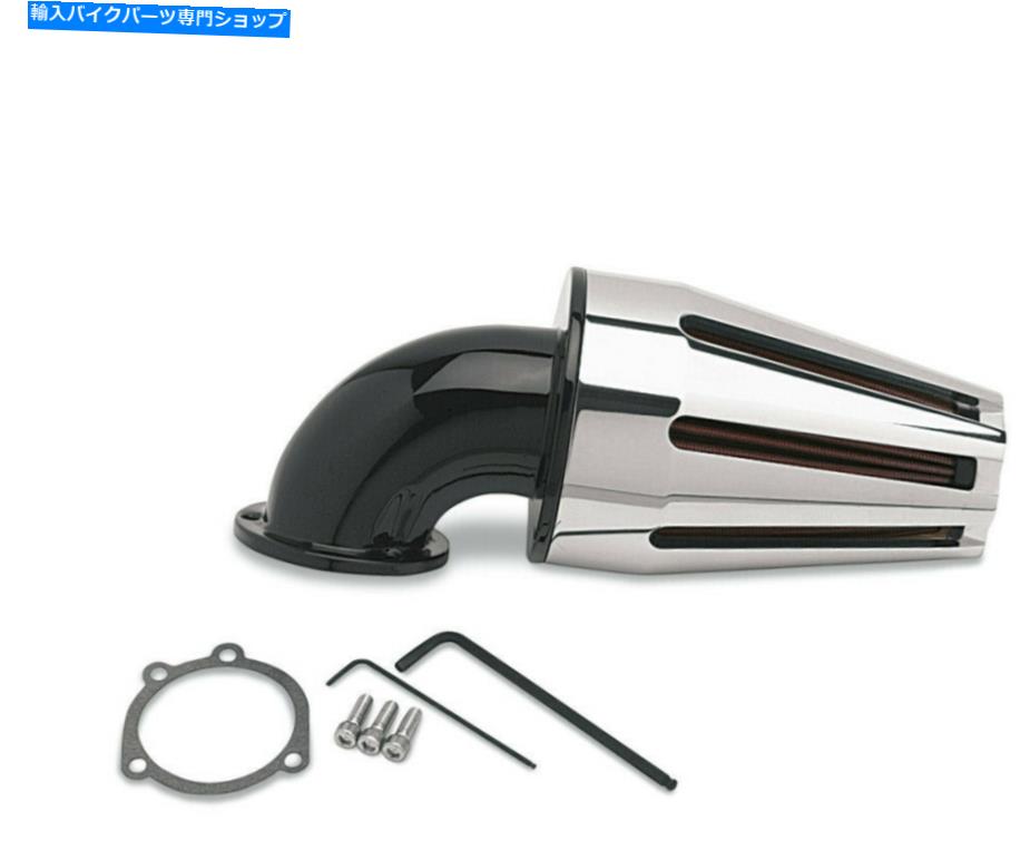 クロームパーツ D＆MカスタムPF-6100-SPBクロームカバーブラックエルボパワーフローストレートスロット D&M Custom PF-6100-SPB Chrome Cover Black Elbow Power Flow Straight Slot【並行輸入品】