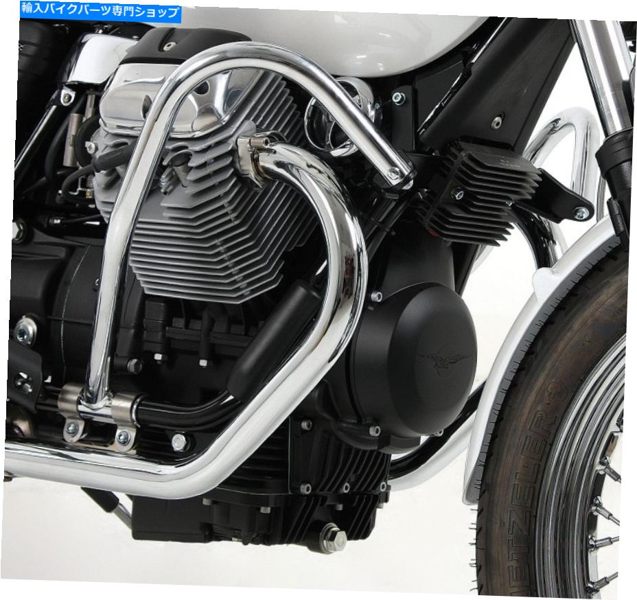 クロームパーツ Hepco Beckerエンジンガードクラッシュバーモトグッツィv7 Hepco Becker Engine Guard Crash Bar Moto Guzzi V7 in Chrome【並行輸入品】