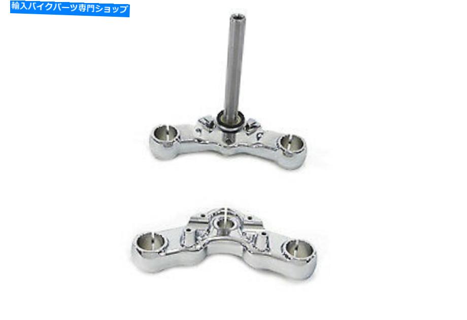 クロームパーツ クロームトリダルカリーデュードメンバー撮影 - オリジナルのタイトルを表示 クロームトリプルツリーキット ハーレーダビッドソン適合- show original title【並行輸入品】|Us Custom Parts Shop USDM