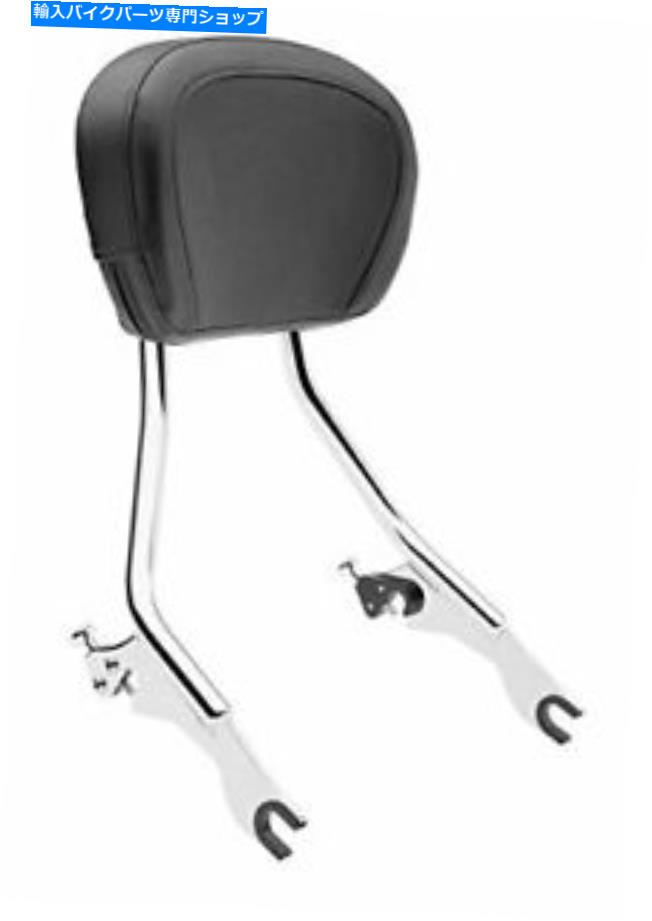 クロームパーツ COBRA Chromeクックテスト602-2000-オリジナルのタイトルを表示 Cobra Chrome クイック取り外し可能バックレスト 602-2000- show original title【並行輸入品】
