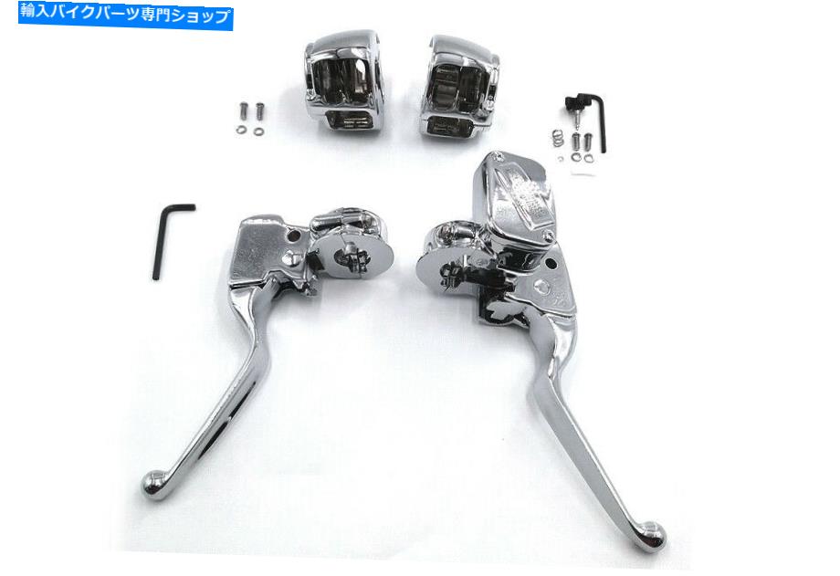 クロームパーツ ハンドルバーコントロールキットクロームはハーレー - ダビッドソンをフィットします Handlebar Control Kit Chrome fits Harley-Davidson【並行輸入品】