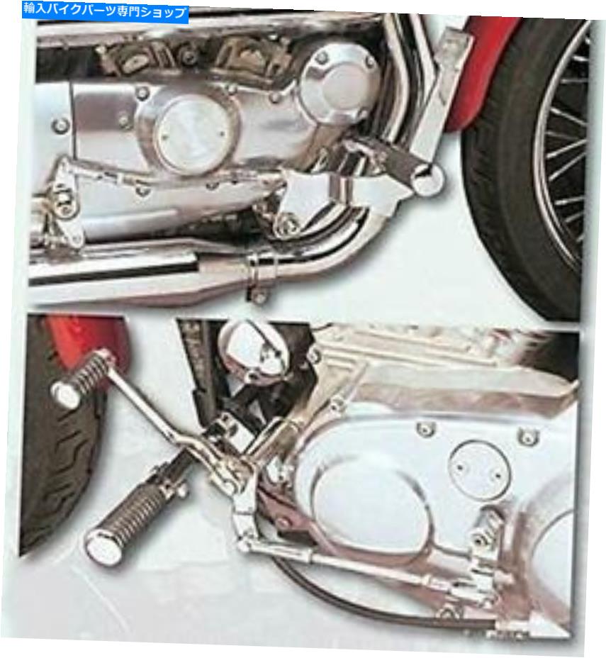 クロームパーツ Chrome ForwardコントロールComplete Kit Harley Davidson Sportsterモデル1991-2003 Chrome Forward Controls Complete Kit Harley Davidson Sportster Models 1991-2003【並行輸入品】|Us Custom Parts Shop USDM