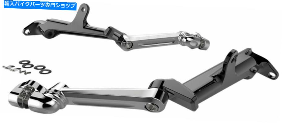 クロームパーツ CiROドライバーの床板調節可能な高速道路PEGマウントChrome 60100 CIRO Driver Floorboard Adjustable Highway Peg Mounts Chrome 60100【並行輸入品】