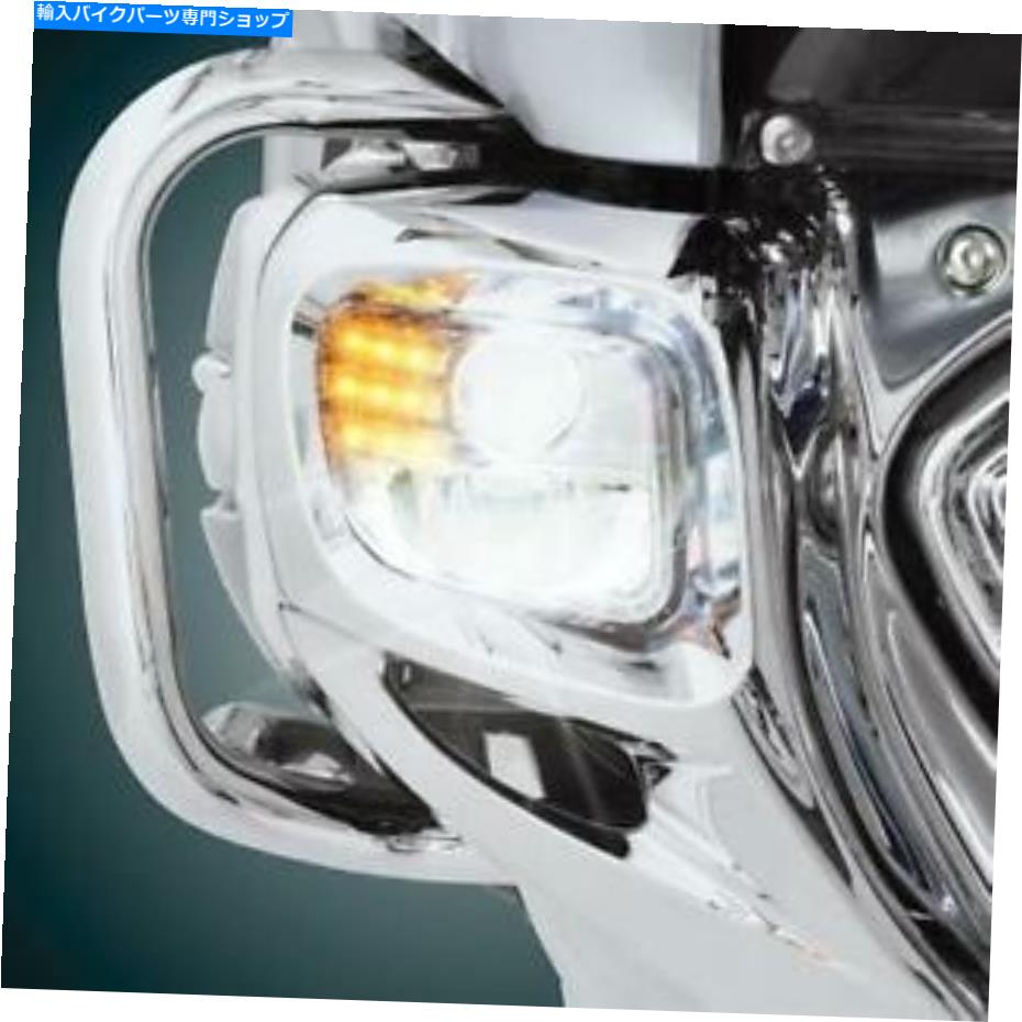 クロームパーツ Show Chrome 52-915A Tridium Multifunction LEDフォグランプ - クロム Show Chrome 52-915A Tridium Multifunction Led Fog Lights - Chrome【並行輸入品】