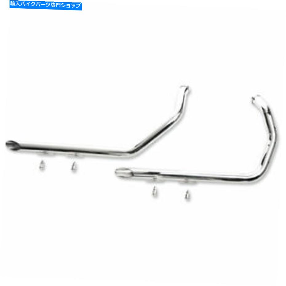 クロームパーツ Paughco 1-3 / 4 "Chrome Slash Cut Drag Pipes Equaphide 2007-13ハーリースポーツスターXL Paughco 1-3/4" Chrome Slash Cut Drag Pipes Exhaust 2007-13 Harley Sportster XL【並行輸入品】｜Us Custom Parts Shop USDM