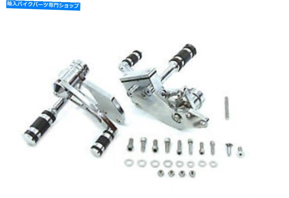クロームパーツ V-Twinによるハーレーダビッドソンのためのビレットフォワードコントロールキット Billet Forward Control Kit Extended for Harley Davidson by V-Twin【並行輸入品】