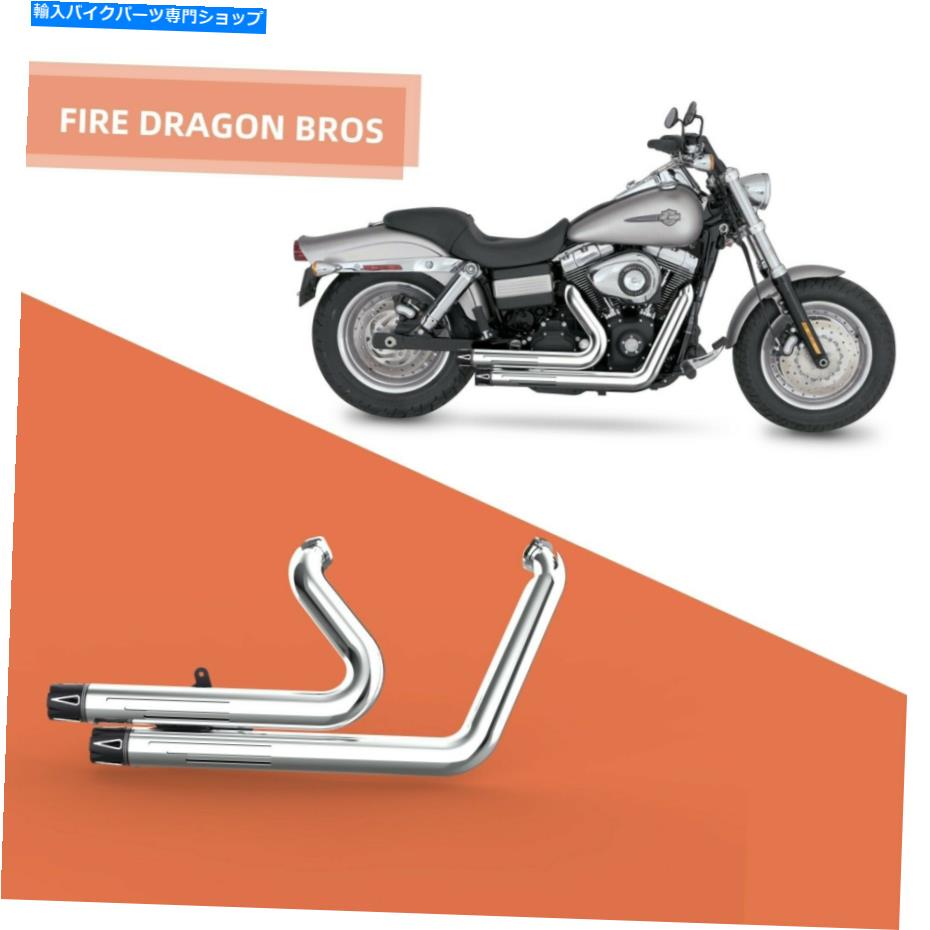 クロームパーツ FDB CA Stock MufflerエキゾーストパイプHD 2006 08 10 2011すべてのDYNAモデルC1 FDB CA STOCK MUFFLER EXHAUST PIPES FIT for HD 2006 08 10 2011 ALL Dyna MODELS C1【並行輸入品】