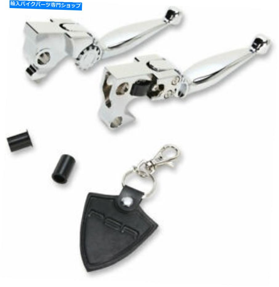 クロームパーツ PSRの旅の調節可能なクラッチ/ブレーキレバーセット(クロム)12-00605-20 PSR Journey Adjustable Clutch/Brake Lever Set (Chrome) 12-00605-20【並行輸入品】|Us Custom Parts Shop USDM