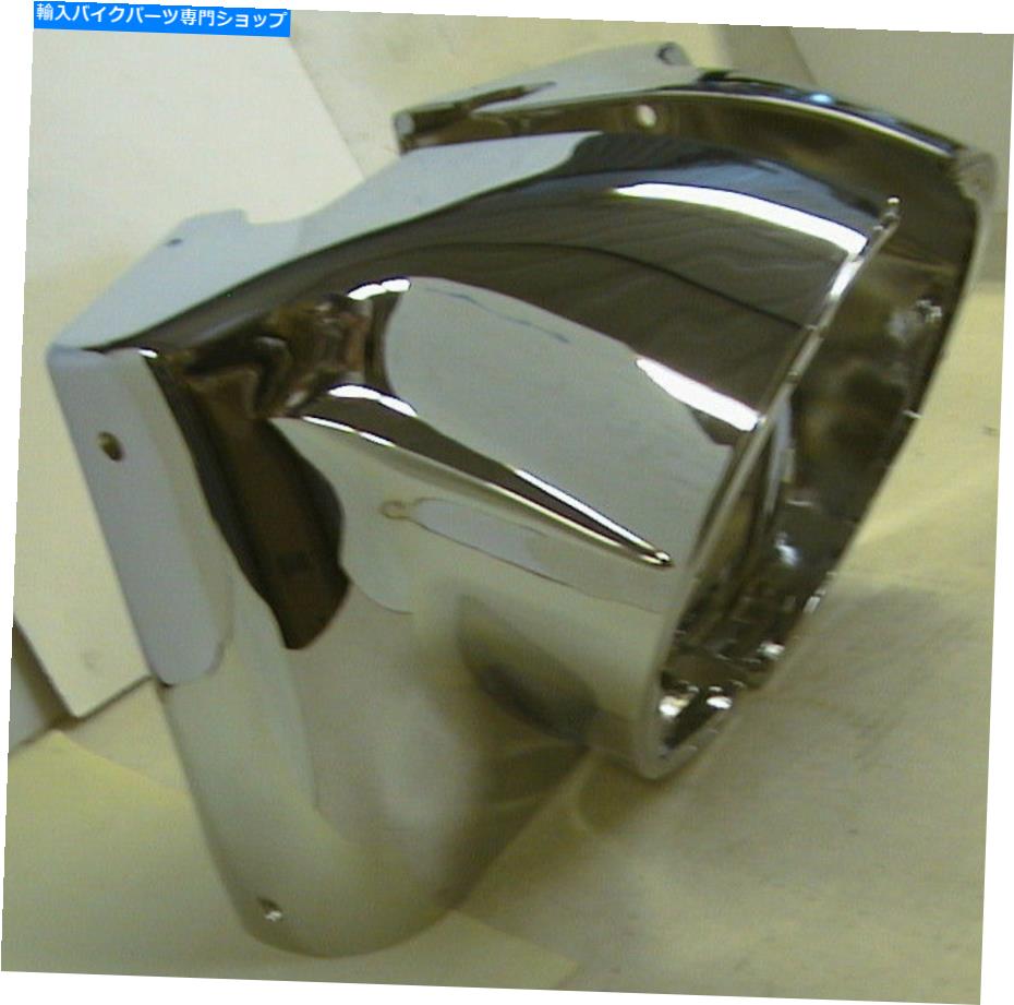 クロームパーツ 60-84パンヘッドFLHシャベルヘッドクロームヘッドライトカウル67847-60バッファローヘッド 60-84 Panhead FLH Shovelhead CHROME HEADLIGHT COWL 67847-60 Buffalo Head【並行輸入品】