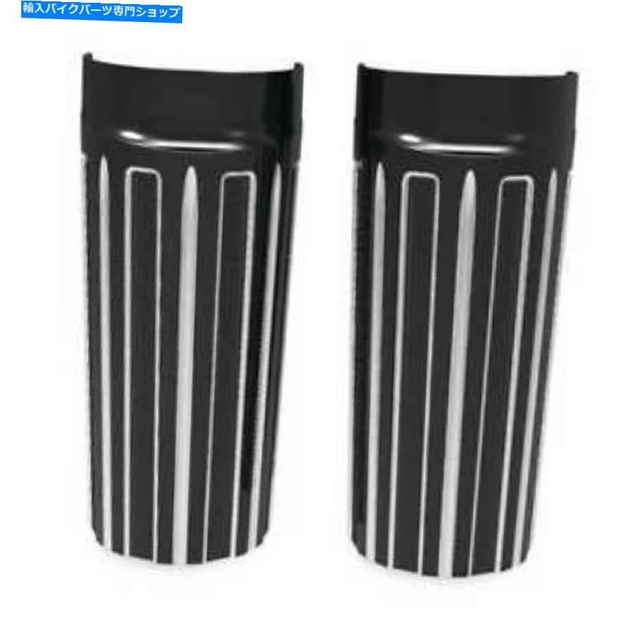 クロームパーツ Arlen Ness - 20-056 - 10ゲージフォークブーツカバー、（+2オーバー） - クロム Arlen Ness - 20-056 - 10-Gauge Fork Boot Covers, (+2 over) - Chrome【並行輸入品】