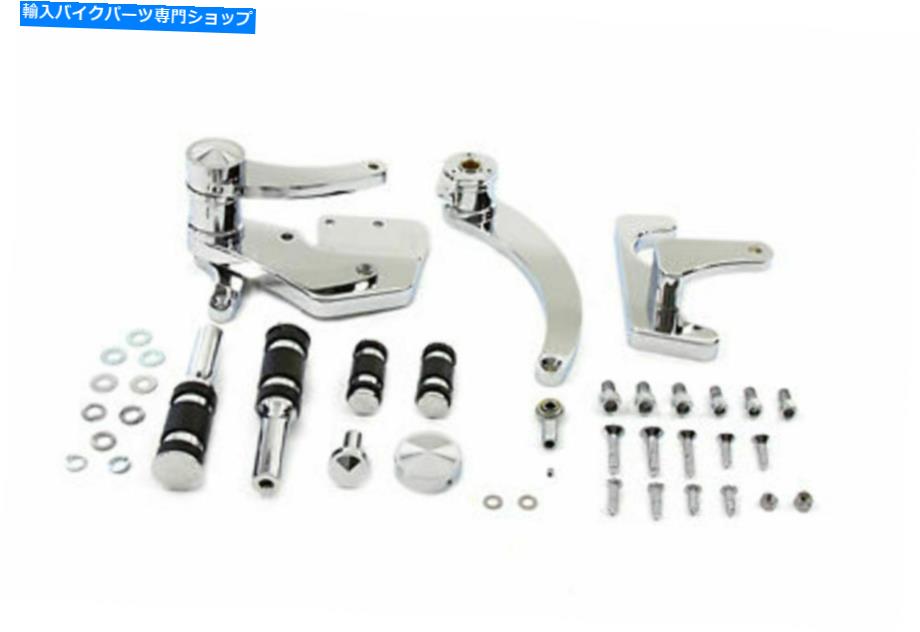 クロームパーツ クロネオードエントロールセットパームジョーリングカッパーザスパーバッグテリカ2009-2013 FLT-オリジナルタイトルを表示 クロムフォワードコントロールキットハーレーツーリングドレッサーバガーカスタム 2009-2013 FLT- show original title【並行輸入品】｜Us Custom Parts Shop USDM