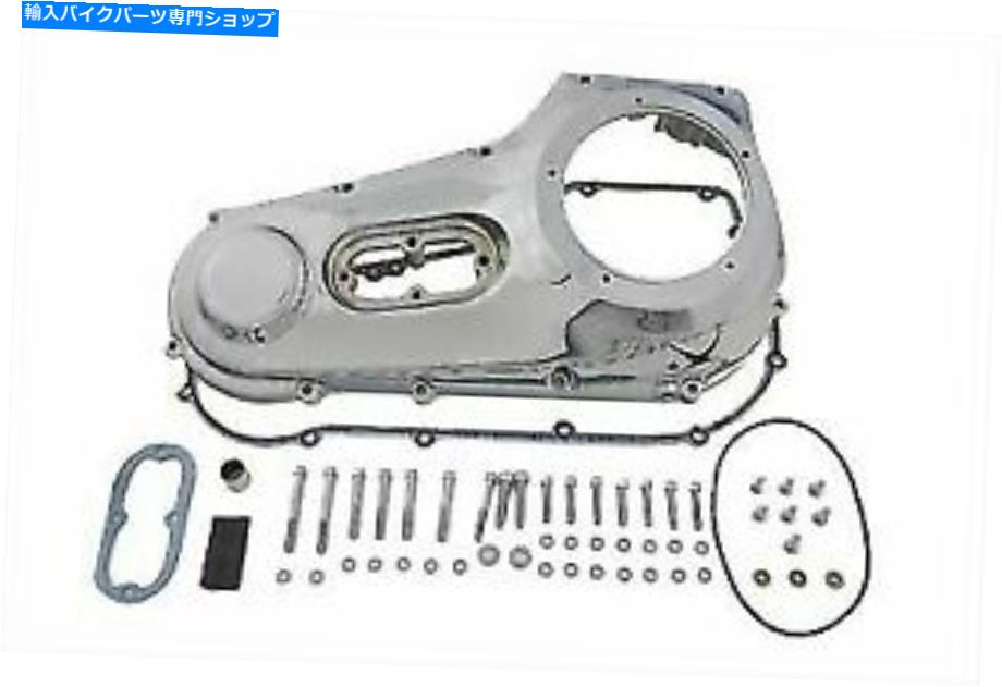 クロームパーツ Harley Davidsonによるクロム外側カバーキットV-Twin Chrome Outer Primary Cover Kit for Harley Davidson by V-Twin【並行輸入品】