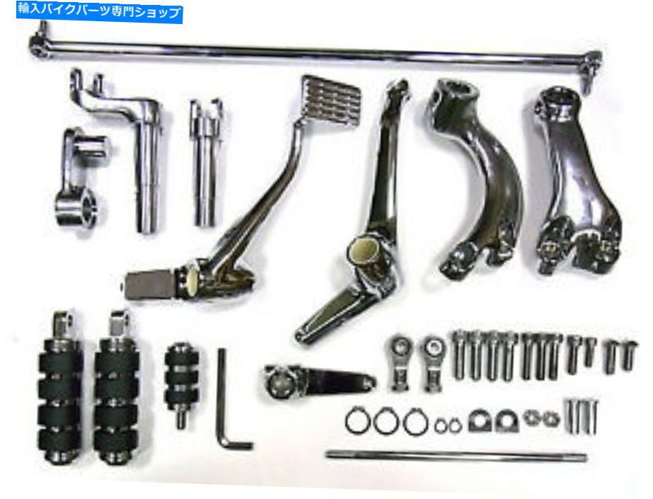 クロームパーツ V-TWIN 22-0799 - クロム拡張フォワードコントロールキット V-Twin 22-0799 - Chrome Extended Forward Control Kit【並行輸入品】 55,904円