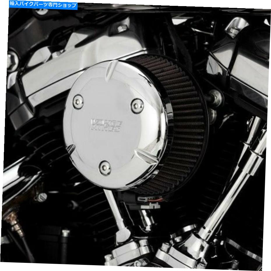 クロームパーツ バンス＆ハインズクロムCNCビレットアルミニウムアップスイープデザインハイフローエアクリーナキット Vance & Hines Chrome CNC Billet Aluminum Upsweep Design Hi-Flow Air Cleaner Kit【並行輸入品】 56,445円