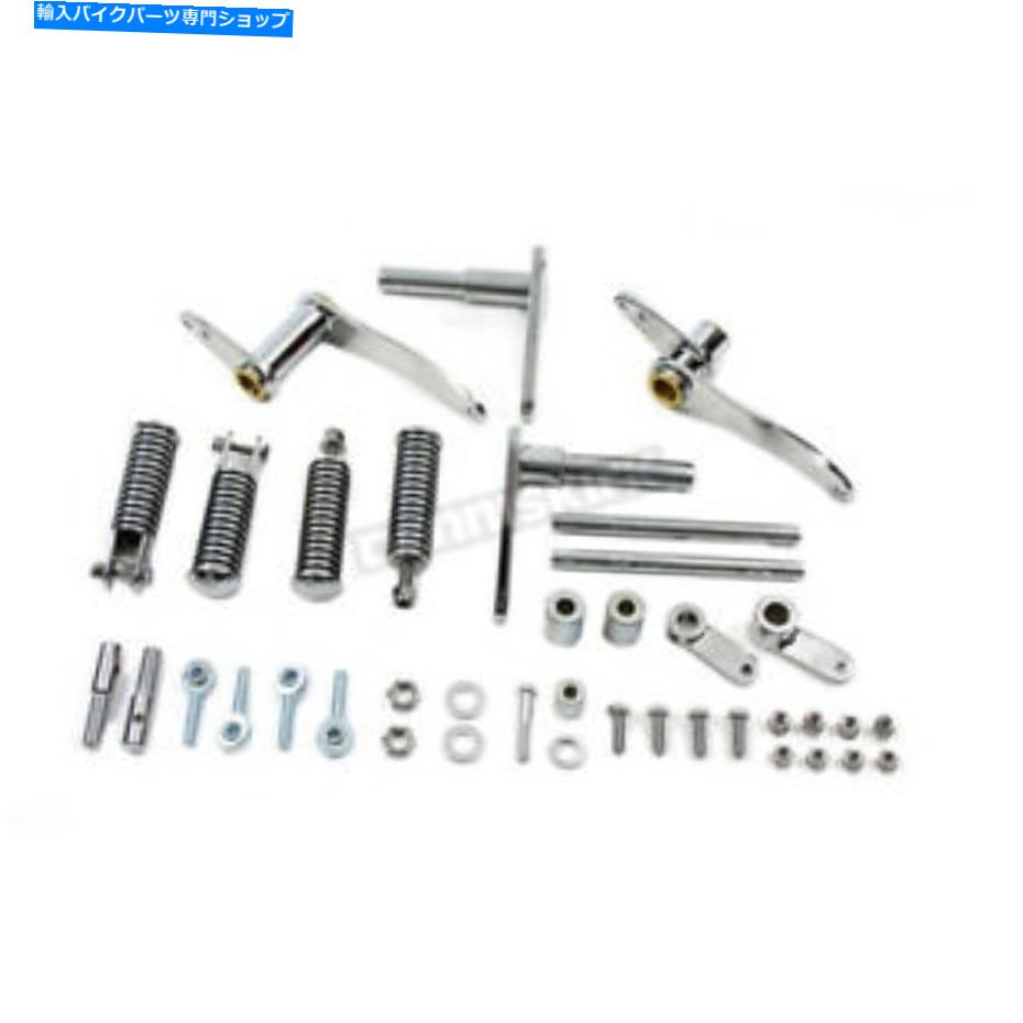 クロームパーツ V-Twin製造クロムフォワードコントロールキット - 22-0701 V-Twin Manufacturing Chrome Forward Control Kit - 22-0701【並行輸入品】