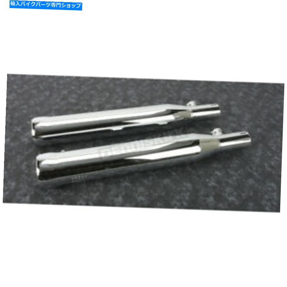 クロームパーツ COBRA Chrome隣接嫌い憎しみのマフラー - 6085（CAへの船なし） Cobra Chrome Neighbor Haters 3 in Mufflers - 6085 (no ship to CA)【並行輸入品】
