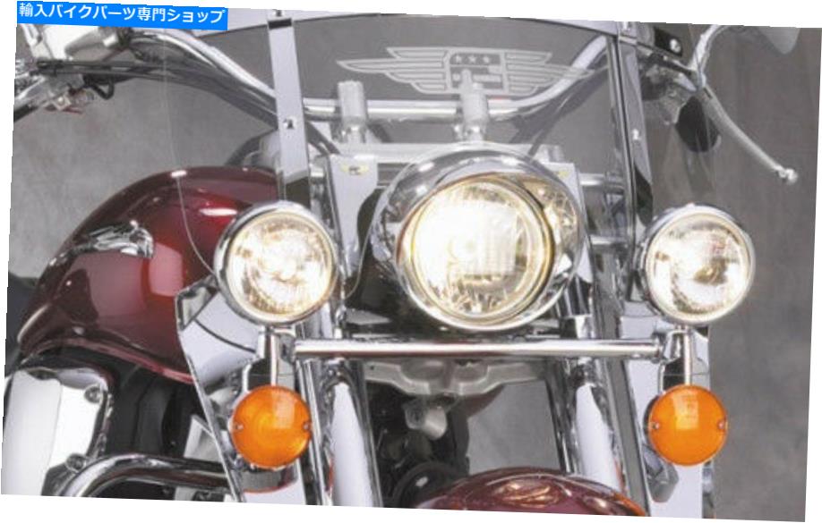 クロームパーツ ホンダVTX1300 C、S、R /レトロ、T - クロムスポットライトバー/ライトバーW /ターン信号 Honda VTX1300 C, S, R/Retro, T - Chrome Spot Light Bar/Lightbar w/turn signals【並行輸入品】｜Us Custom Parts Shop USDM