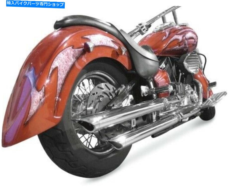 クロームパーツ La Choppers LA-1040-00スリッコウラクローム1999-2009ヤマハBA-1040-01-オリジナルのタイトルを示す LA CHOPPERS LA-1040-00 スリップオン マフラー クローム 1999-2009 ヤマハ BA-1040-01- show original title【並行輸入品】