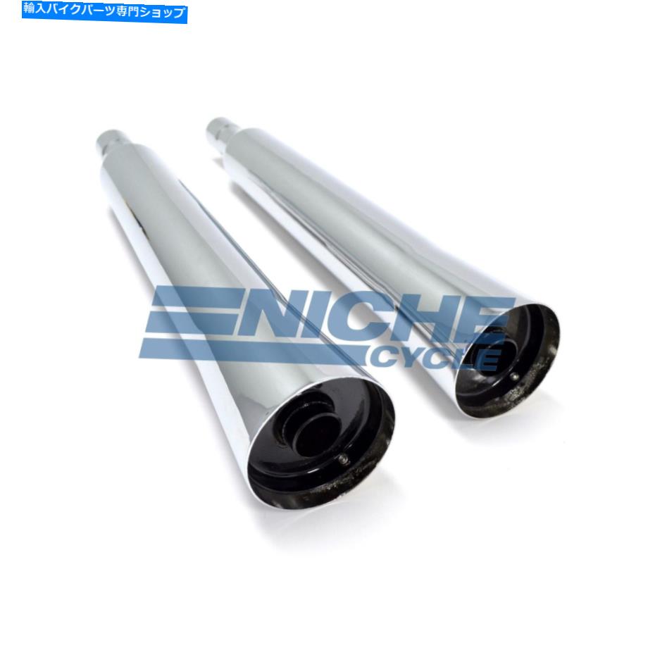 クロームパーツ ホンダCB650性能排気オートバイマフラーフレアチップクロム Honda CB650 Performance Exhaust Motorcycle Mufflers Flare Tip Chrome【並行輸入品】