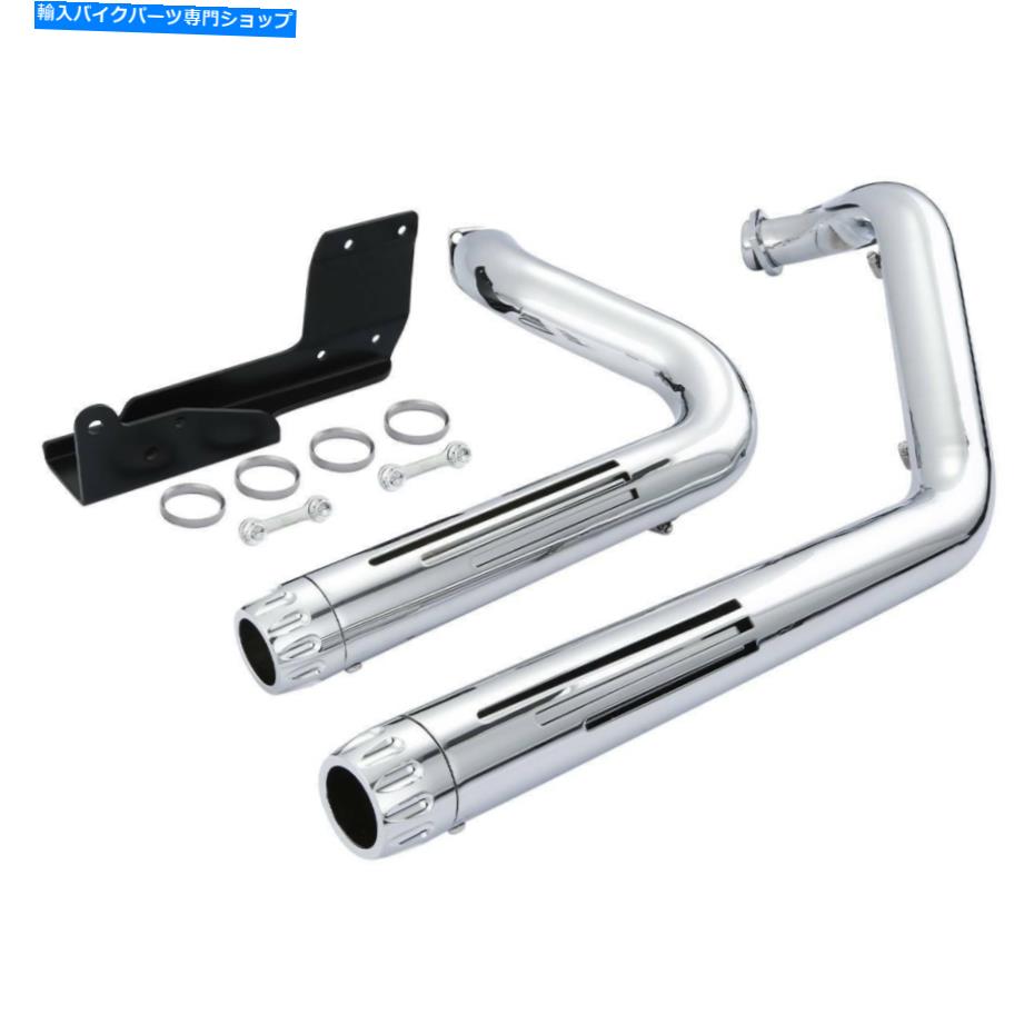 クロームパーツ Harley Sportster Roadster XL1200CX 16-20のためのChromeエキゾーストマフラーパイプフィット Chrome Exhaust Mufflers Pipe Fit For Harley Sportster Roadster XL1200CX 16-20【並行輸入品】