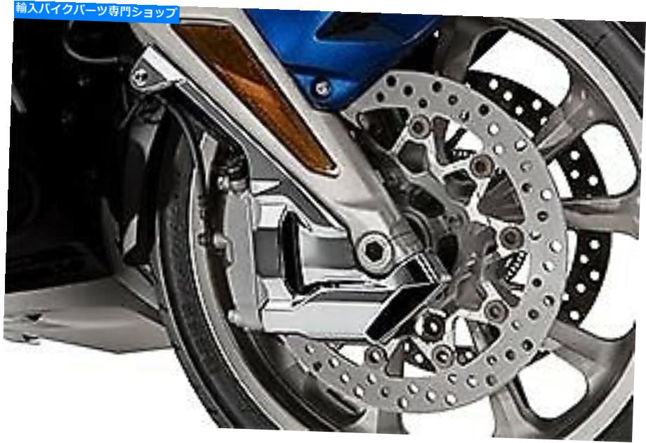クロームパーツ 2018 Gold Wingモデル08F73-MKC-A00用ホンダOEMクロームフロントキャリパーカバー HONDA OEM CHROME FRONT CALIPER COVERS FOR 2018 GOLD WING MODELS 08F73-MKC-A00【並行輸入品】