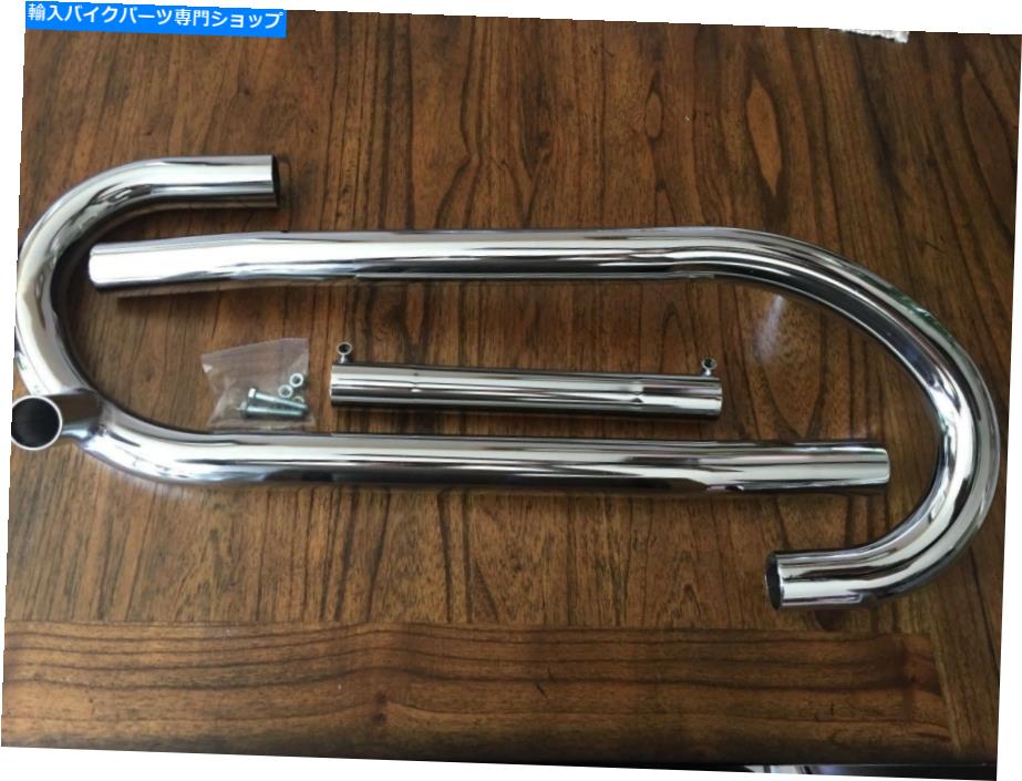 クロームパーツ ビンテージBMW新しいクロム排気「変換」ヘッダーパイプパッケージ/ 5,6,7 IN / 2 VINTAGE BMW NEW CHROME EXHAUST \