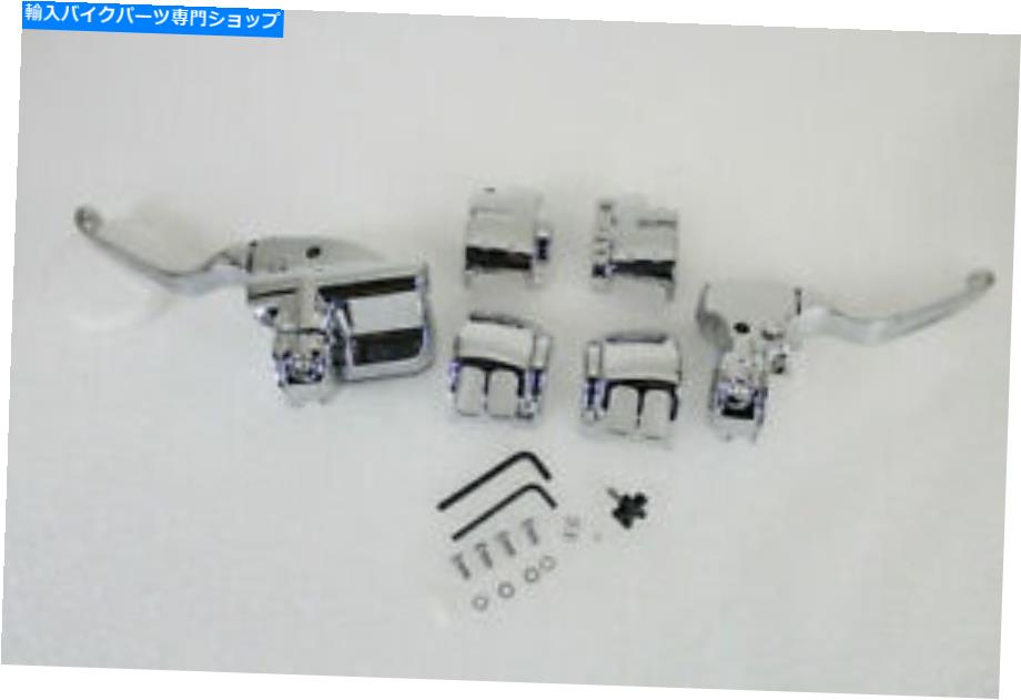 クロームパーツ V-Twinによるハーレーダビッドソン用ハンドルバーコントロールキットクロム Handlebar Control Kit Chrome for Harley Davidson by V-Twin【並行輸入品】