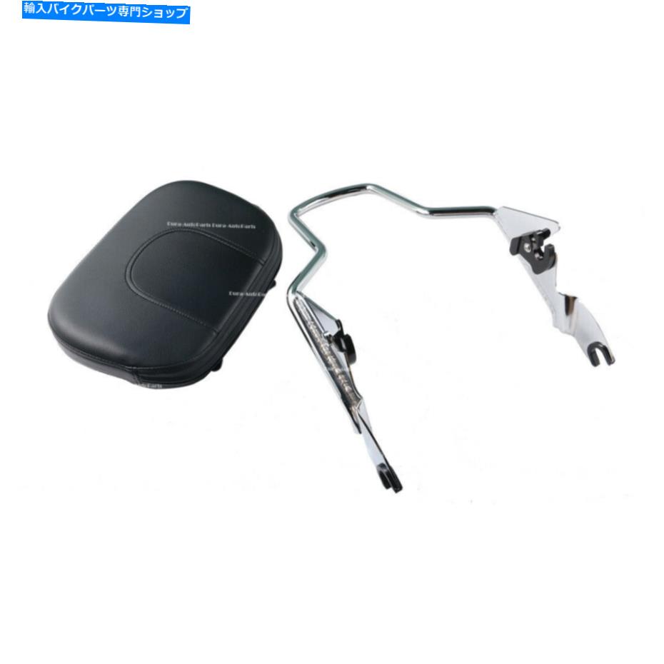 クロームパーツ 右RH側クロムバックレストSissy BarとブラックパッドフィットElectra Glide 2009-19 Right RH Side Chrome Backrest Sissy Bar and Black Pad Fits Electra Glide 2009-19【並行輸入品】｜Us Custom Parts Shop USDM