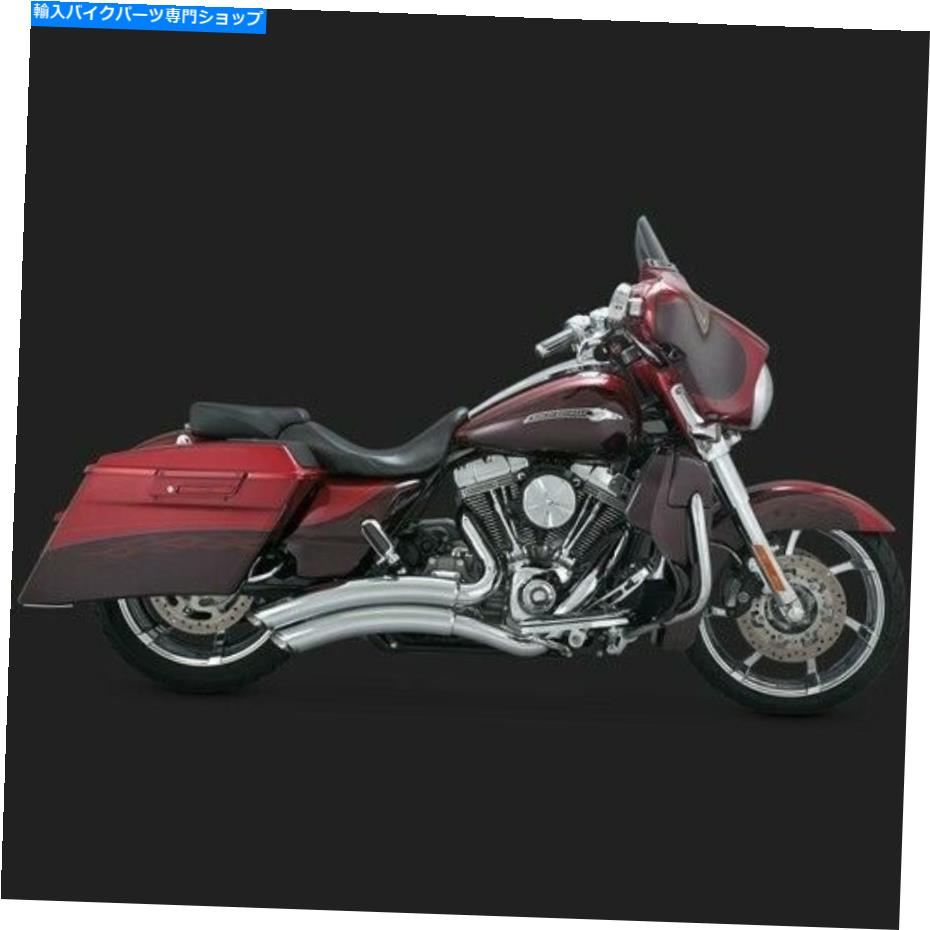 クロームパーツ ヴァンス&ハインズツーリングスーパーラジウス2-2 Chrome 09-16 Flh Flt Street Road Glide Vance & Hines Touring Super Radius 2-2 Chrome 09-16 FLH FLT Street Road Glide【並行輸入品】|Us Custom Parts Shop USDM