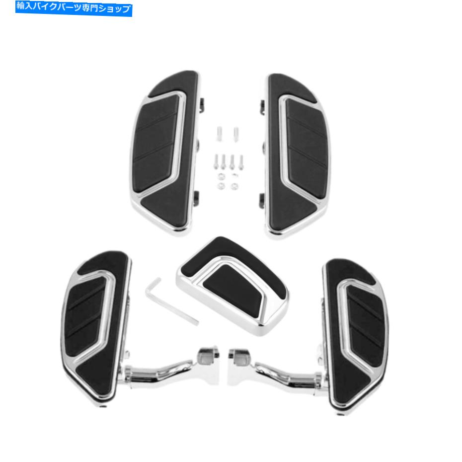 クロームパーツ ハーレーCVO Electra Glide Limitedのためのドライバーの床板の乗客の床板に適しています Driver Floorboard Passenger Floorboard Fit For Harley CVO Electra Glide Limited【並行輸入品】