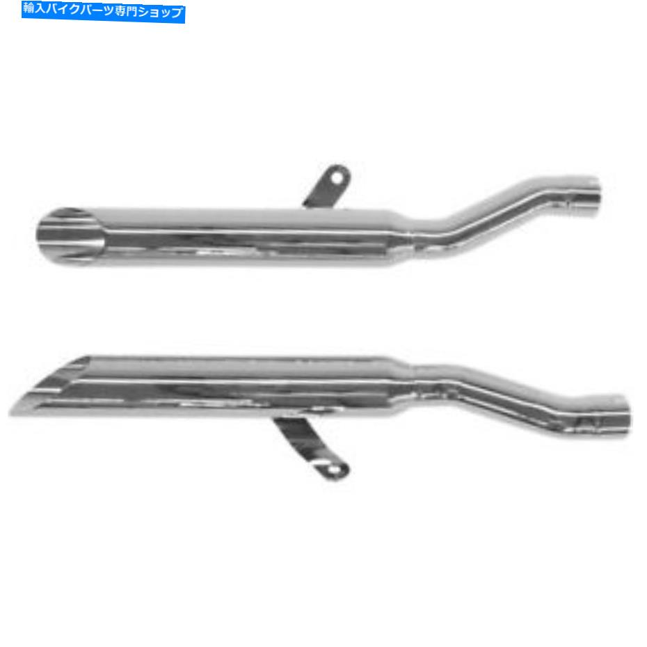 クロームパーツ コブラスラッシュカットマフラー - クローム| 3163TSS Cobra Slashcut Mufflers - Chrome | 3163TSSC【並行輸入品】