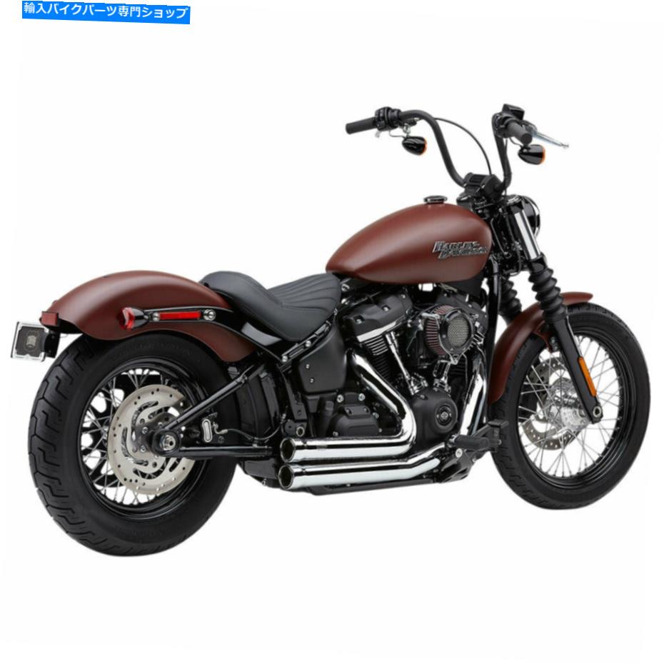 クロームパーツ COBRA Chrome 909エキゾースト2：2システム2018-19ハーレーソフトFXBB / FXLR / FLSL / FLDE Cobra Chrome 909 Exhaust 2:2 System 2018-19 Harley Softail FXBB/FXLR/FLSL/FLDE【並行輸入品】