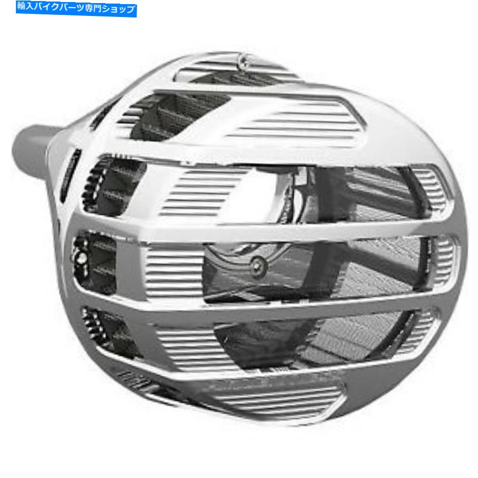 クロームパーツ Arlen Ness 81-301 Harley M8 17-20のためのChrome Sidekick Air Cleaner Arlen Ness 81-301 Chrome Sidekick Air Cleaner for Harley M8 17-20【並行輸入品】