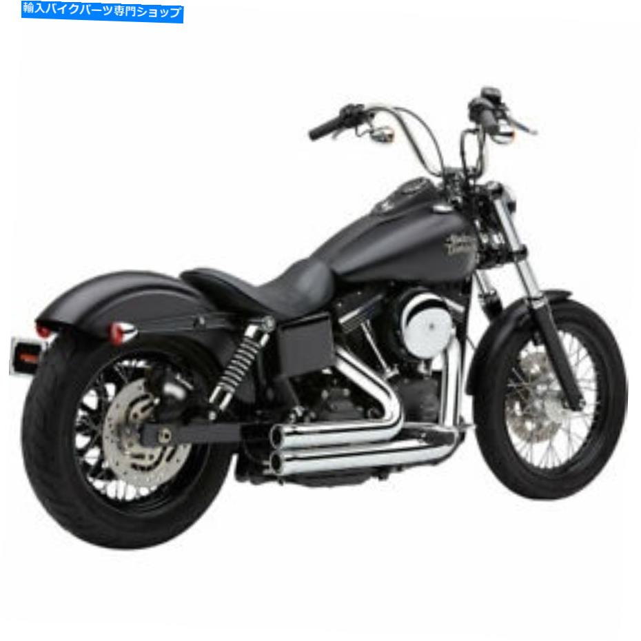 クロームパーツ COBRA Chrome 909排気システムは2012-17ハーリーダイナFXD FXDWGに収まる Cobra Chrome 909 Exhaust System Fits 2012-17 Harley Dyna FXD FXDWG【並行輸入品】