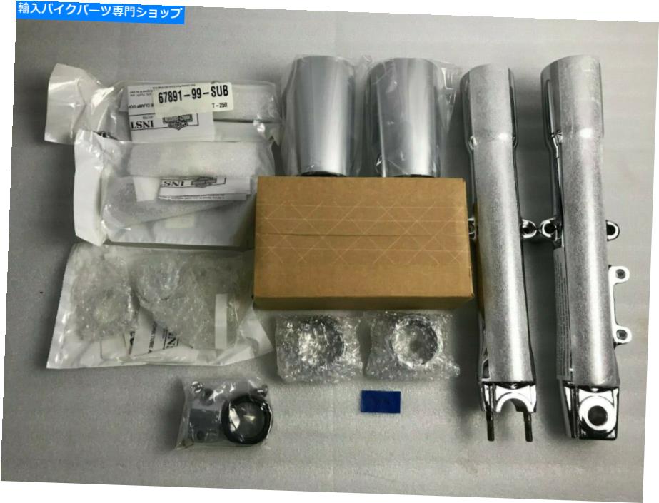 クロームパーツ OEMハーレー - ダビッドソンソフトファットボーイクロムフロントエンドパッケージ46661-07 OEM Harley-Davidson Softail Fatboy Chrome Front End Package 46661-07【並行輸入品】
