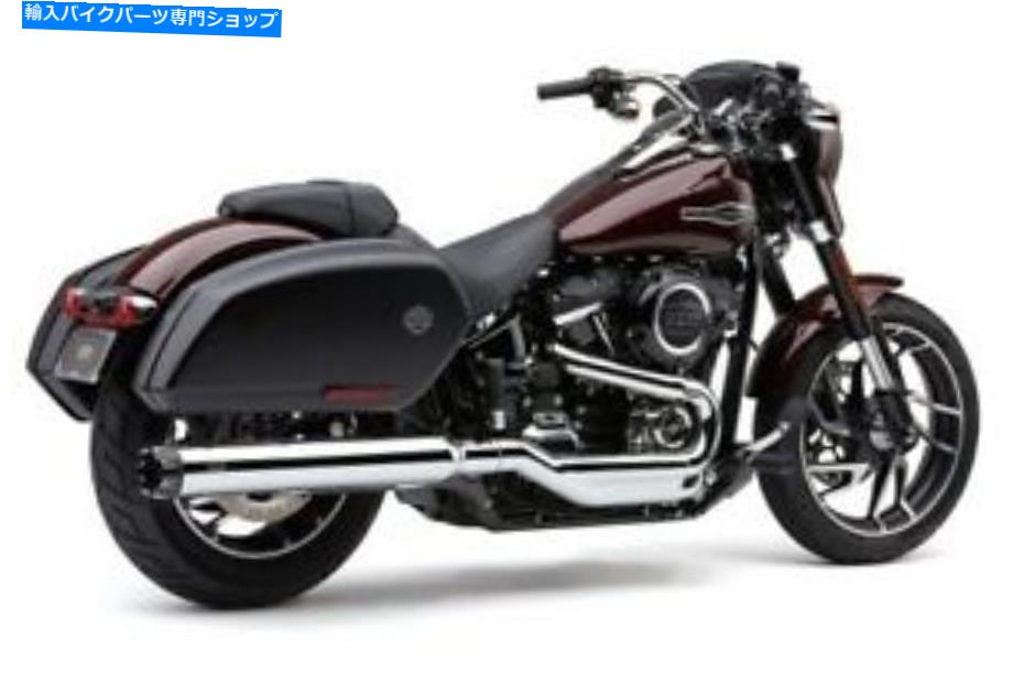 クロームパーツ カーリーソフトスポーツグライド - Chrome - 6521 Cobra Neighbor Hater Slip-On for Harley Softail Sport Glide - Chrome - 6521【並行輸入品】
