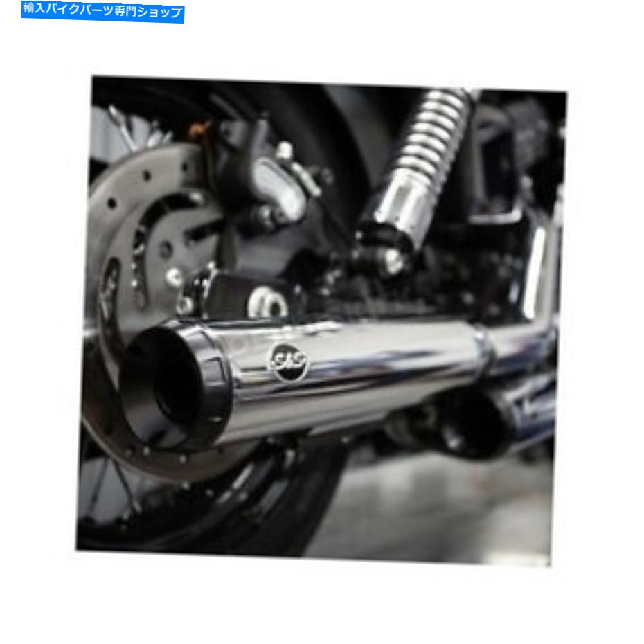 クロームパーツ S＆Sサイクルクロームグランドナショナルスリップオンマフラー - 550-0719 S&S Cycle Chrome Grand National Slip-On Mufflers - 550-0719【並行輸入品】