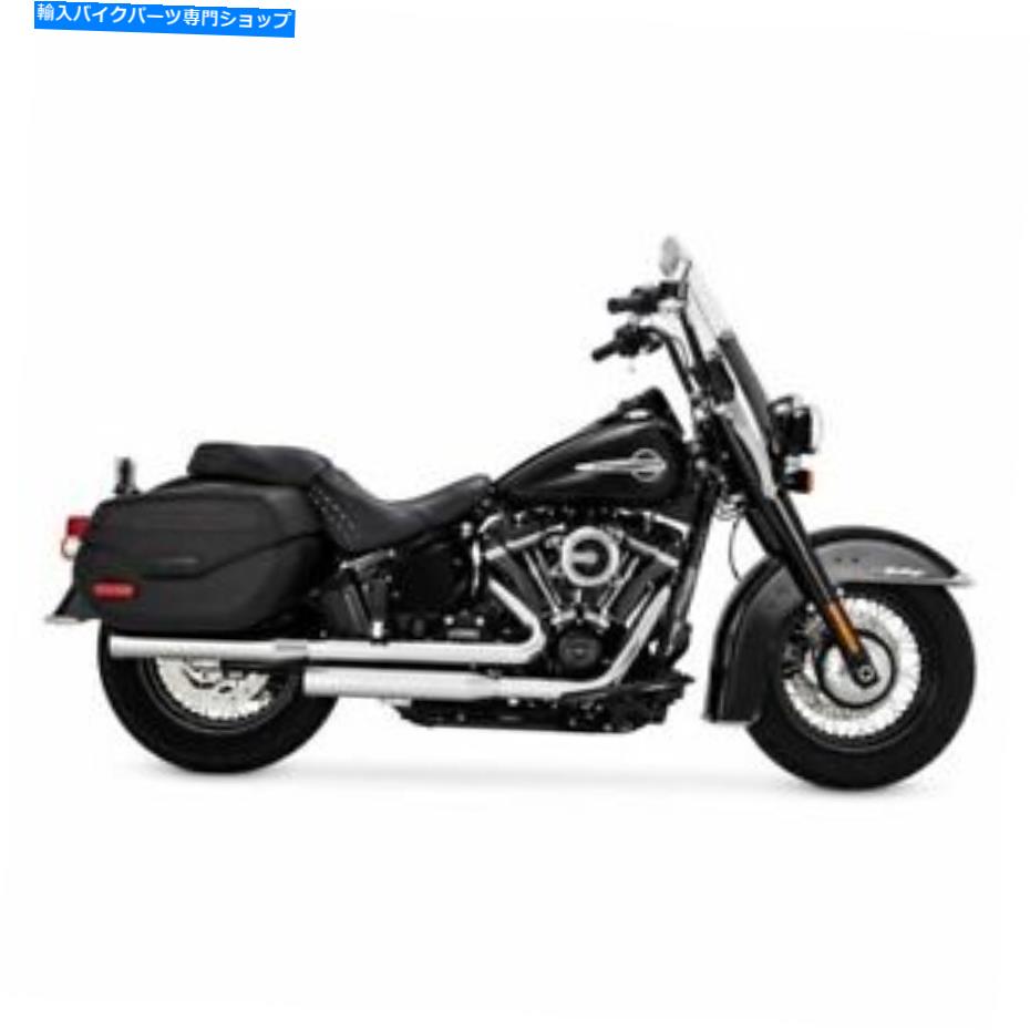 クロームパーツ HD FLDE / HC用のVANCE＆HINS 16716 Chrome Eliminator 300スリップオンマフラー Vance & Hines 16716 chrome Eliminator 300 slip-on mufflers for HD FLDE / HC【並行輸入品】